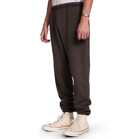 Les Tien Men’s Heavyweight Classic Sweatpants in Vintage Black, size XXL - Picture 2 of 10